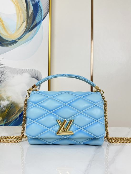 Louis Vuitton TWIST Leather Chain Crossbody Bag M24185