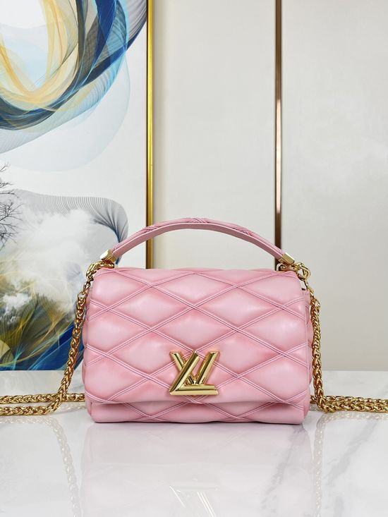 Louis Vuitton TWIST Leather Chain Crossbody Bag M24465