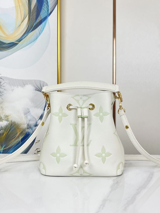 Louis Vuitton NEONOE BB Leather Bucket Bag M24048