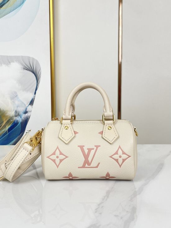 Louis Vuitton NANO SPEEDY Leather Mini Bag M81913