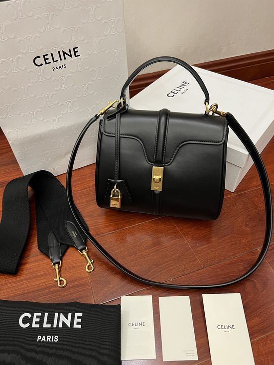 Celine STRAP 16 Classic Calfskin Handbag 188003