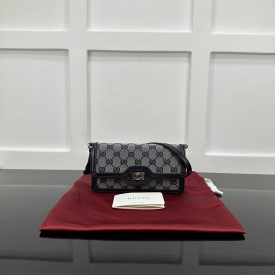 Gucci GG Canvas Lady Lock Mini Crossbody Bag 790038