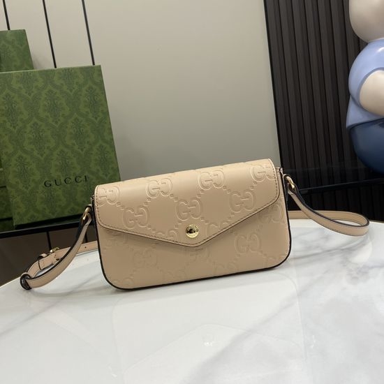 Gucci GG Mini Shoulder Bag Light Apricot 772794