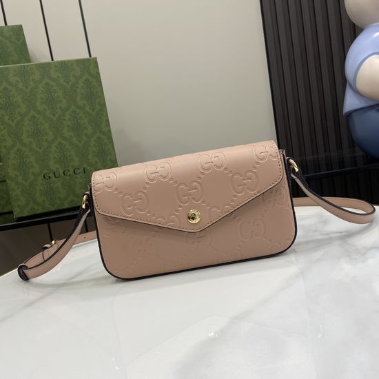 Gucci GG Mini Shoulder Bag Elegant Pink 772794