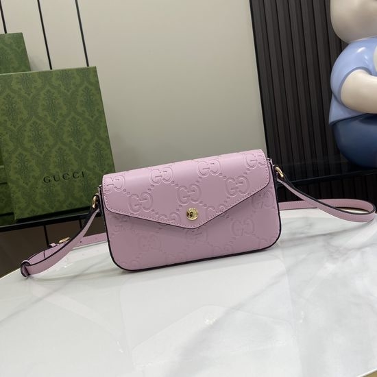 Gucci GG Mini Shoulder Bag Light Purple 772794