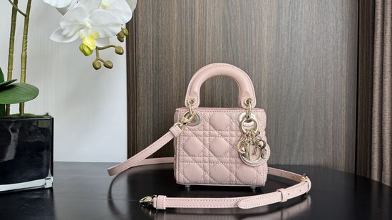 Christian Dior Lady Micro Series Sheepskin Bag 6601
