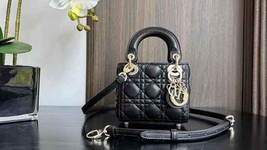 Christian Dior Lady Micro Series Sheepskin Bag 6601