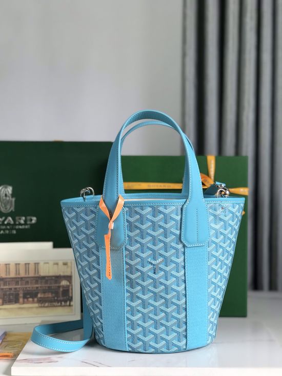 Goyard Belharra Turquoise Beach Tote Bag