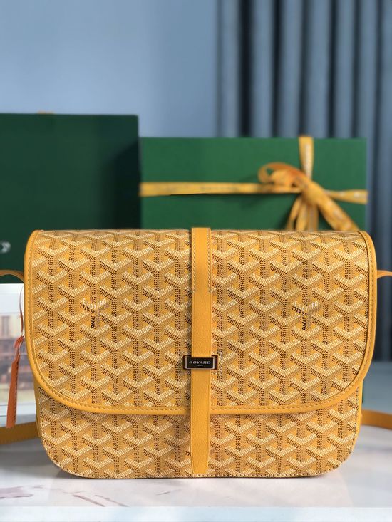 Goyard Belvedère Large Textured Shoulder Bag 020183-1