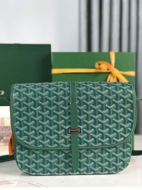 Goyard Belvedère Medium Textured Crossbody Bag 020183-1