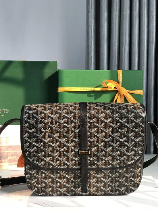 Goyard Belvedère Textured Crossbody Bag 020183-1