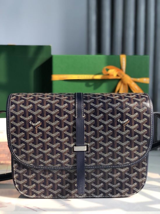 Goyard Belvedère Textured Crossbody Bag 020183-1