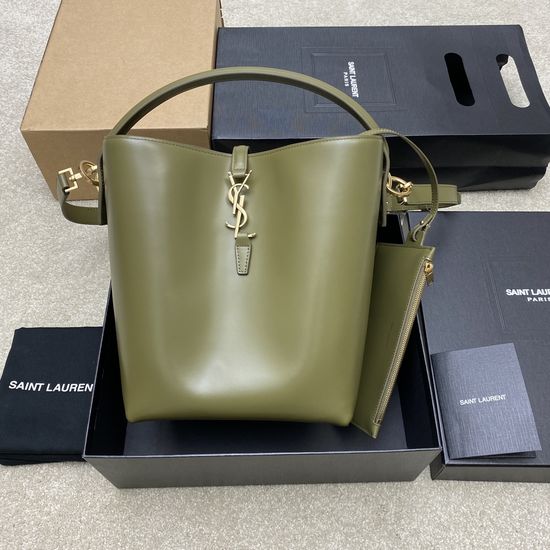 Yves Saint Laurent 5A7 Series Elegant Modern Bucket Bag 742828