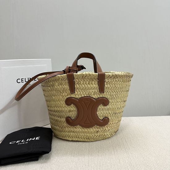 Celine Basket Tote Bag With Handle 113832