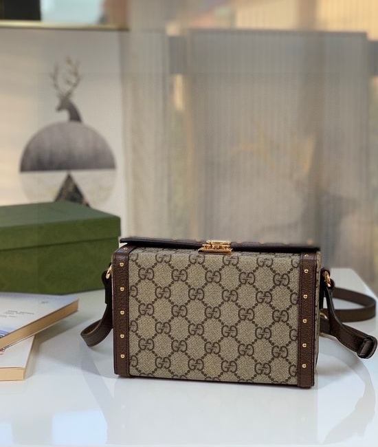 Gucci GG Handbag with Stud Trim 678460