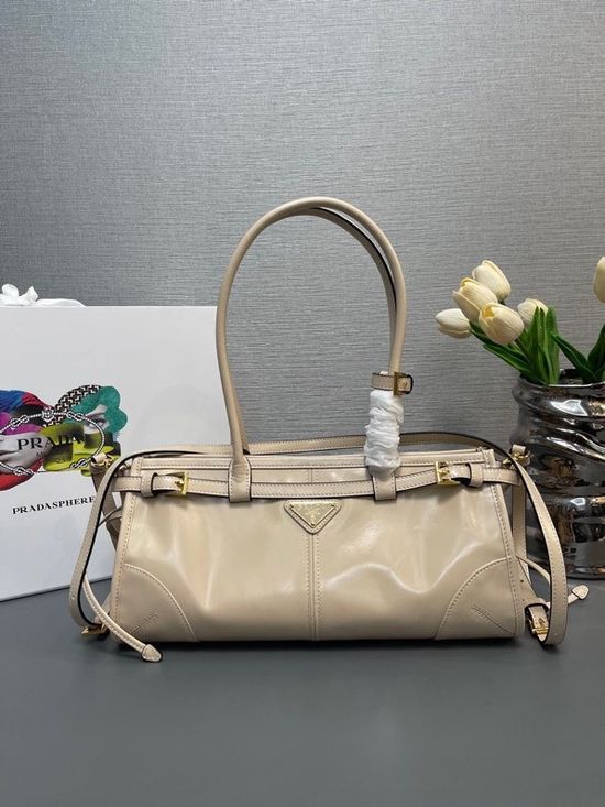Prada LusSolf Oil Wax Leather Handbag 1BA426