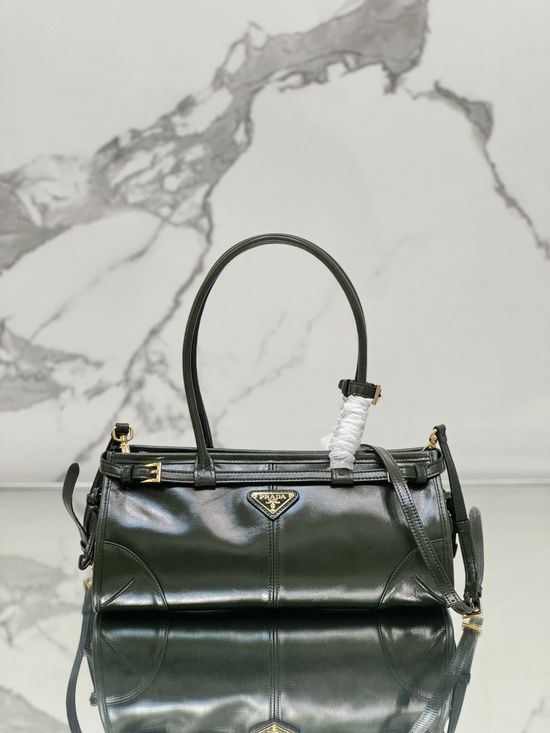 Prada SoftLux Leather Satchel Bag 1BA426