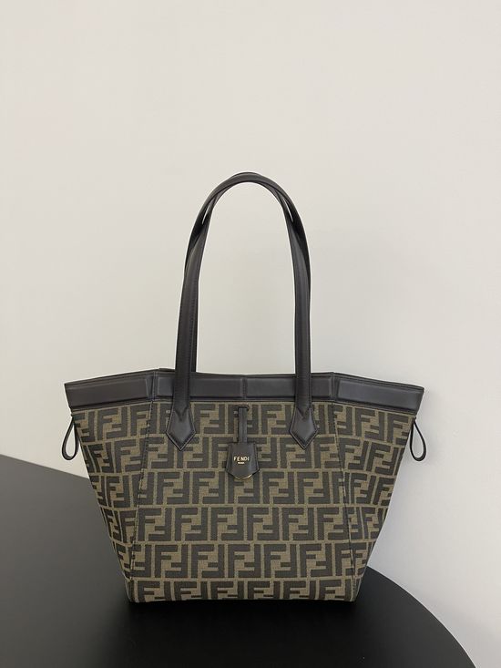 Fendi Origami Convertible Medium Tote Bucket Bag 5535