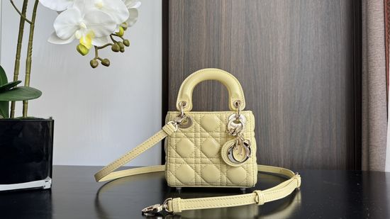 Christian Dior Lady Micro Lambskin Handbag 18722