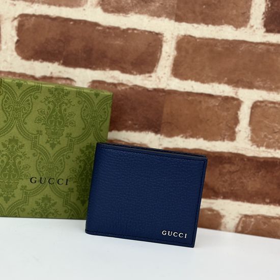 Gucci Blue Grained Leather Mini Bag 771148
