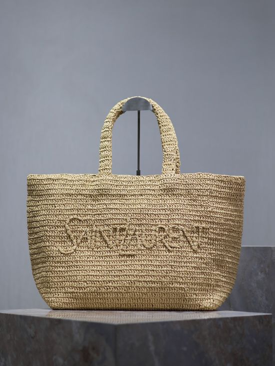 Yves Saint Laurent Woven Tote Shopping Bag 379269