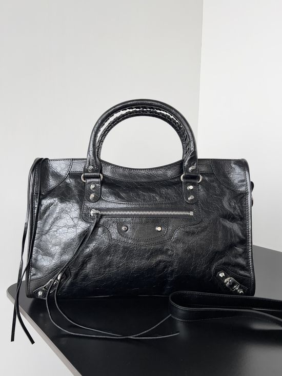 Balenciaga Le City Series Leather Shoulder Bag 823058
