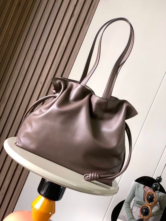 Loewe Flamenco Large Napa Leather Clutch 9050