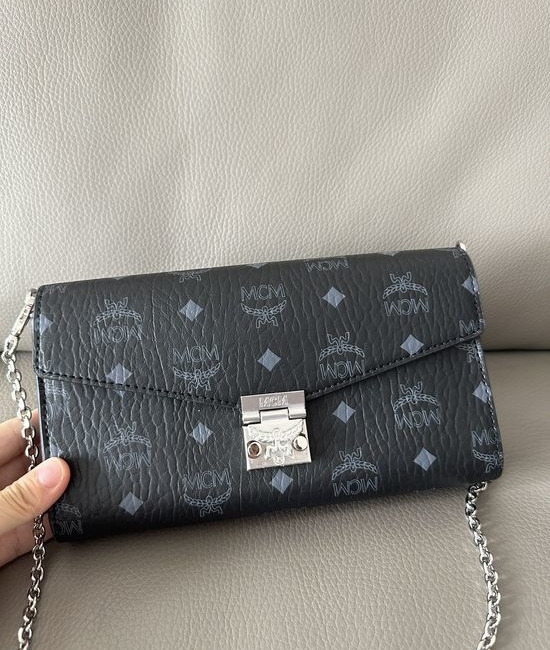 MCM Visetos Envelope Chain Crossbody Bag 65009