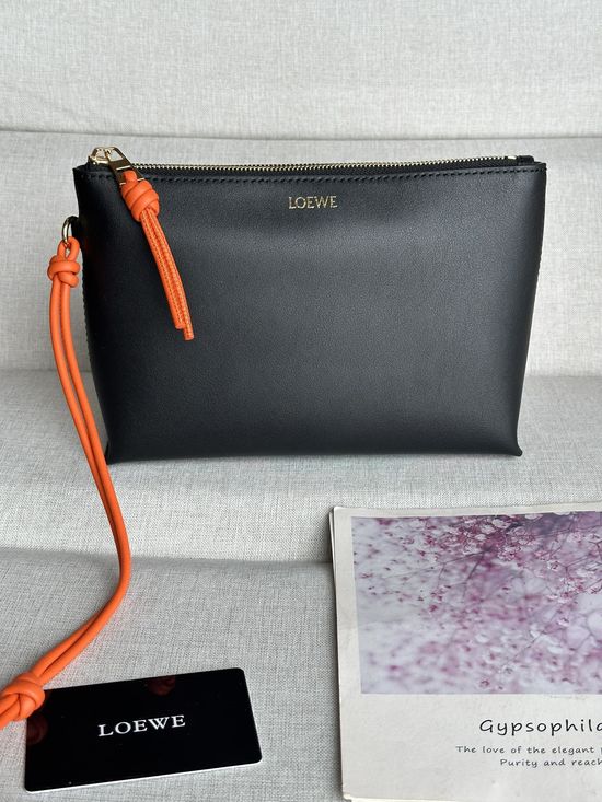 Loewe Knot Nappa Leather Clutch Bag Contrast Knot 3045
