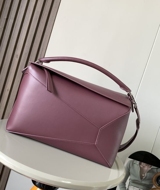 Loewe Puzzle Shiny Leather Handbag 9061