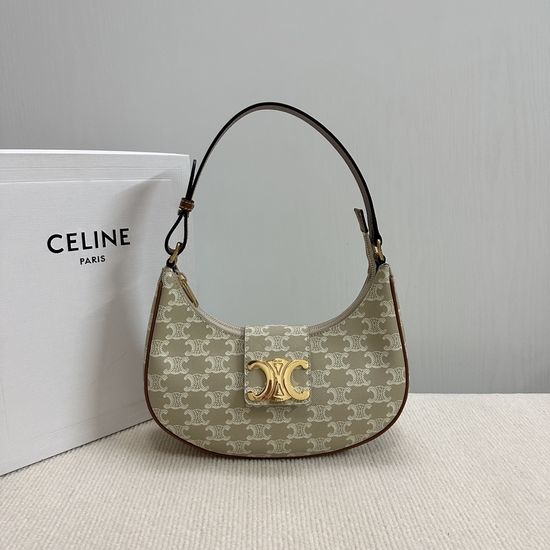 Celine Ava Classic Beige Brown Shoulder Bag 114492