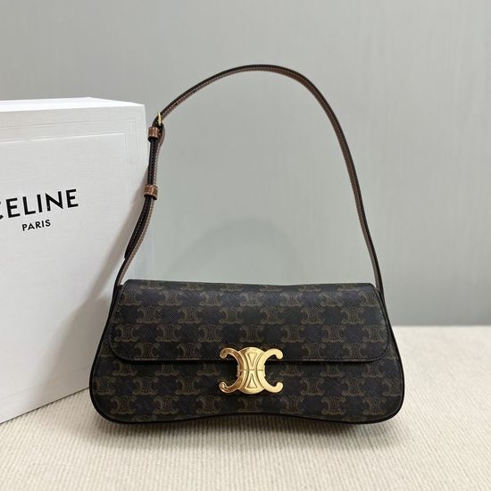 Celine Lola Handbag Glazed Cowhide 115532