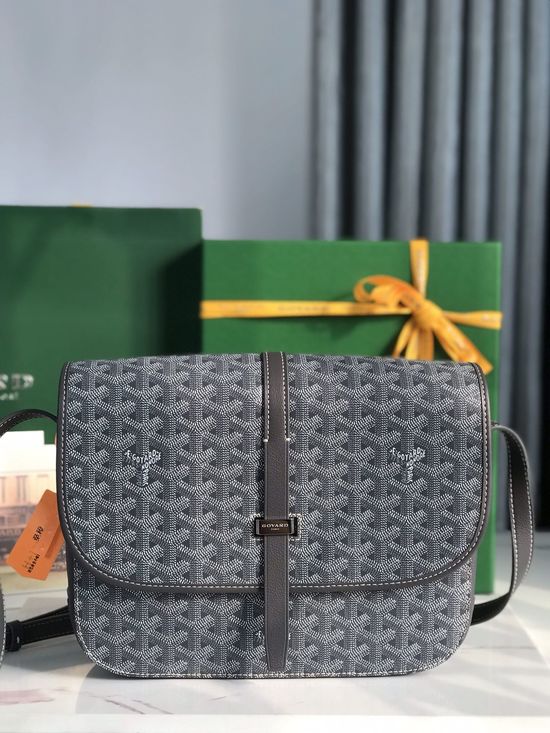 Goyard Belvedère Textured Crossbody Bag 020183-1