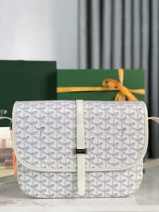 Goyard Belvedère Litchi Pattern Shoulder Bag 020183-1