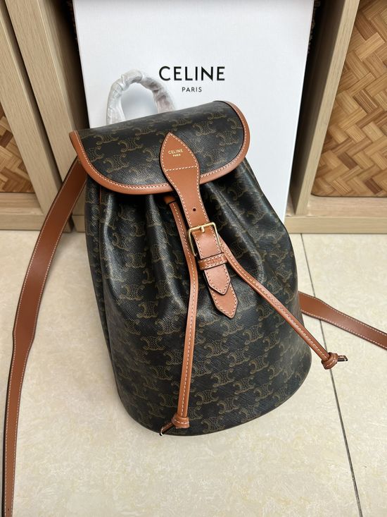 Celine FOLCO Medium Backpack Versatile 117902