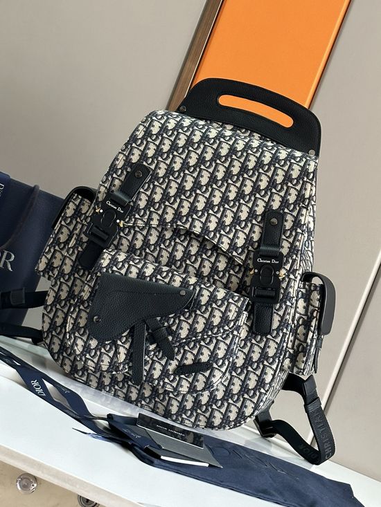 Christian Dior Gallop Oblique Print Backpack 93395