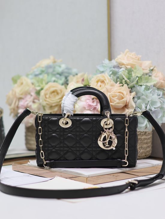 Christian Dior Lady Djoy Quilted Sheepskin Bag 0540