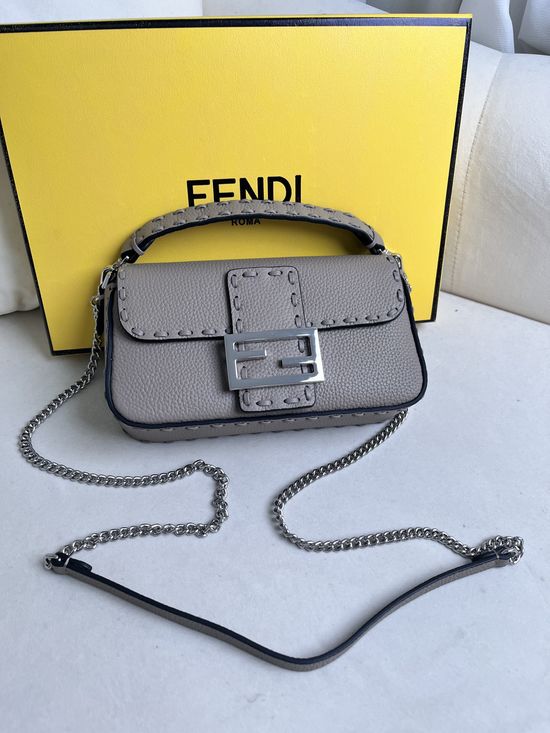 Fendi Baguette Vintage Handmade Leather Bag 8007