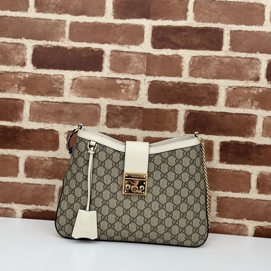 Gucci Brown PVC White Accent Bag 795113