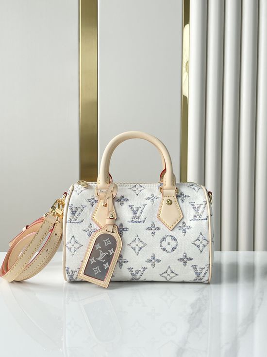 Louis Vuitton Speedy Denim Handbag M24709