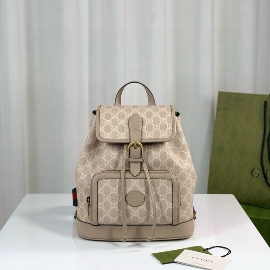 Gucci Retro Series Leather Backpack 674147