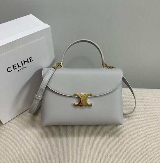 Celine Triomphe Kelly Handbag 117523 Cloud Grey