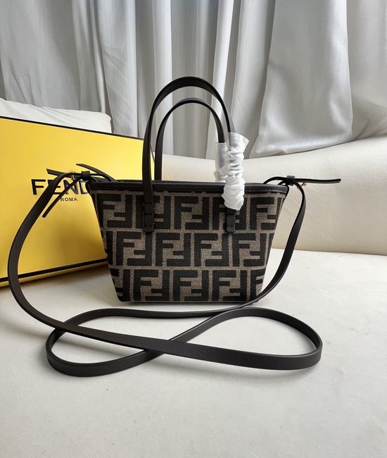 Fendi FF Roll Mini Basket with Detachable Strap 8100