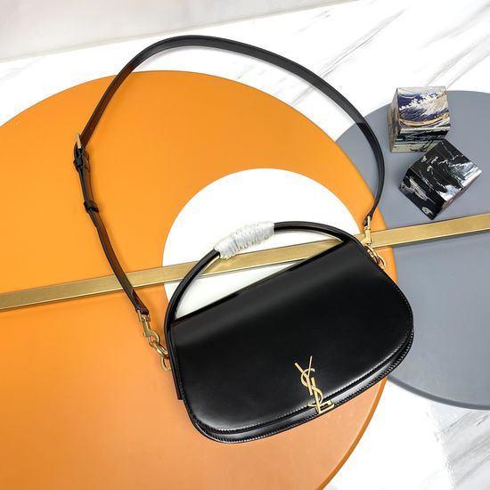 Yves Saint Laurent VOLTAIRE Box Leather Satchel Bag 787671