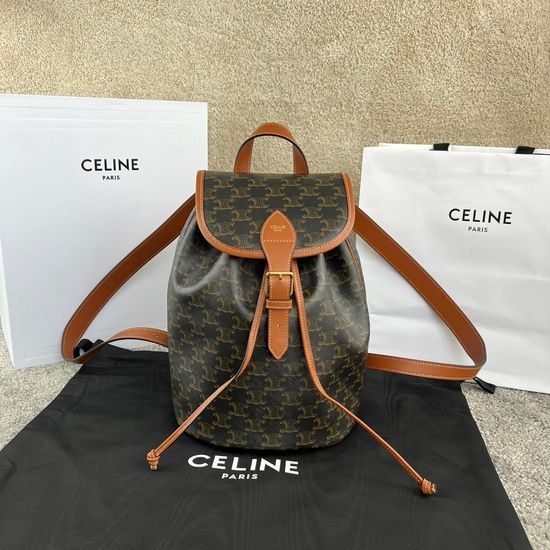 Celine FOLCO TRIOMPHE CANVAS Medium Backpack 117902