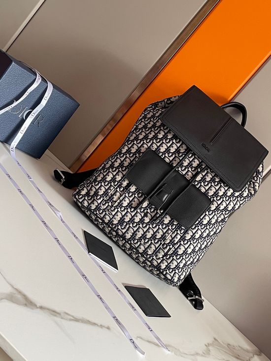 Christian Dior Motion Oblique Print Backpack 93319