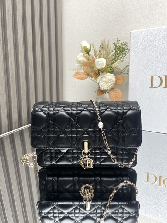 Christian Dior Lady Christian Dior Elegant Lambskin Clutch 3115