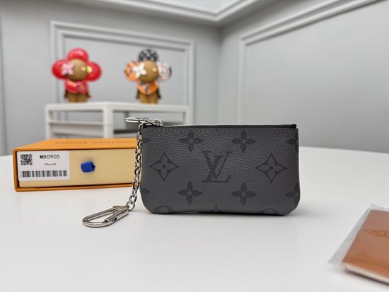 Louis Vuitton Monogram Eclipse Key Coin Pouch M80905