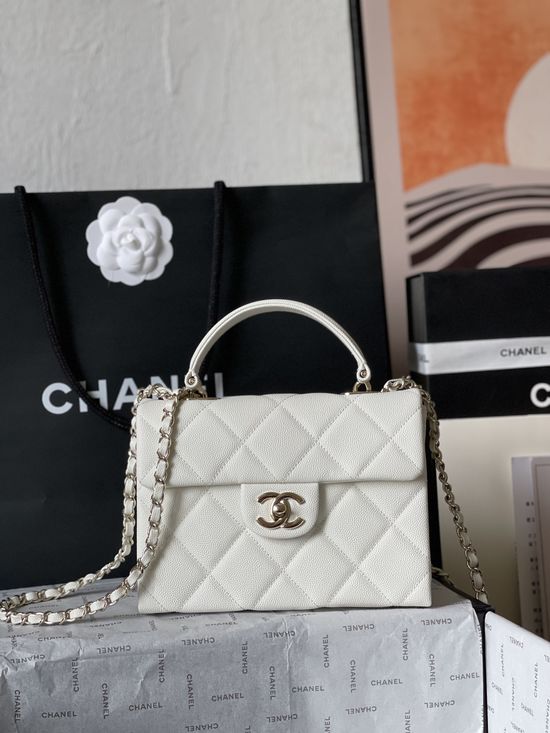 Chanel Kelly Handbag with Chain Handle AS4711