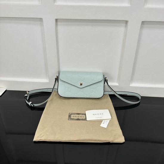 Gucci GG Embossed Mini Shoulder Bag 772794